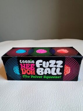 SHIPS TODAY! Teenie Nee Doh Fuzz Ball 3 pack Squishy Fidget TikTok Viral Toy NEW